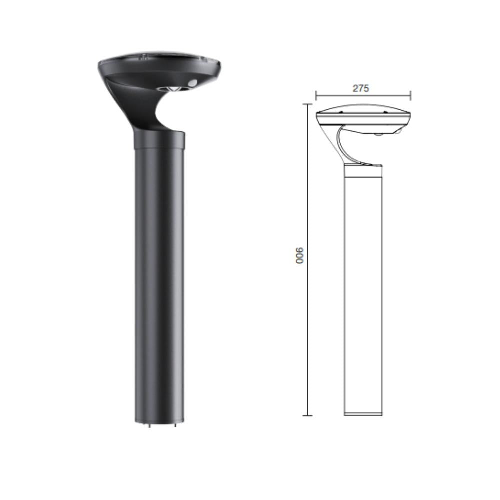 Aluxium NYRA Solar Bollard-Aluxium-Ozlighting.com.au