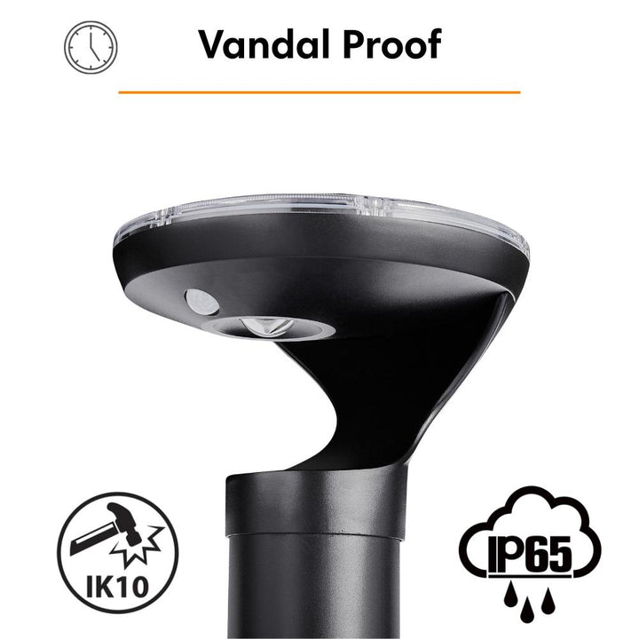 Aluxium NYRA Solar Bollard-Ozlighting-Ozlighting.com.au