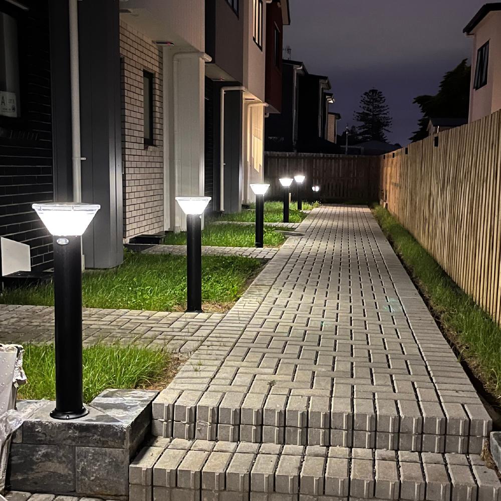 Aluxium STRATA Solar Bollard-Ozlighting-Ozlighting.com.au