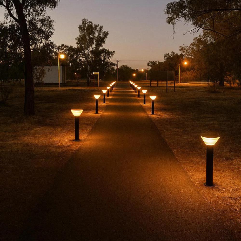 Aluxium STRATA Solar Bollard-Ozlighting-Ozlighting.com.au
