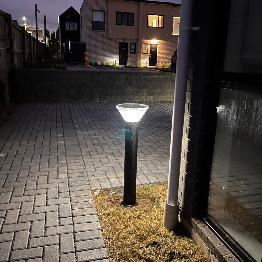 Aluxium STRATA Solar Bollard-Ozlighting-Ozlighting.com.au
