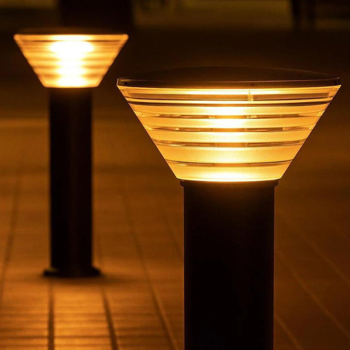 Aluxium STRATA Solar Bollard-Ozlighting-Ozlighting.com.au