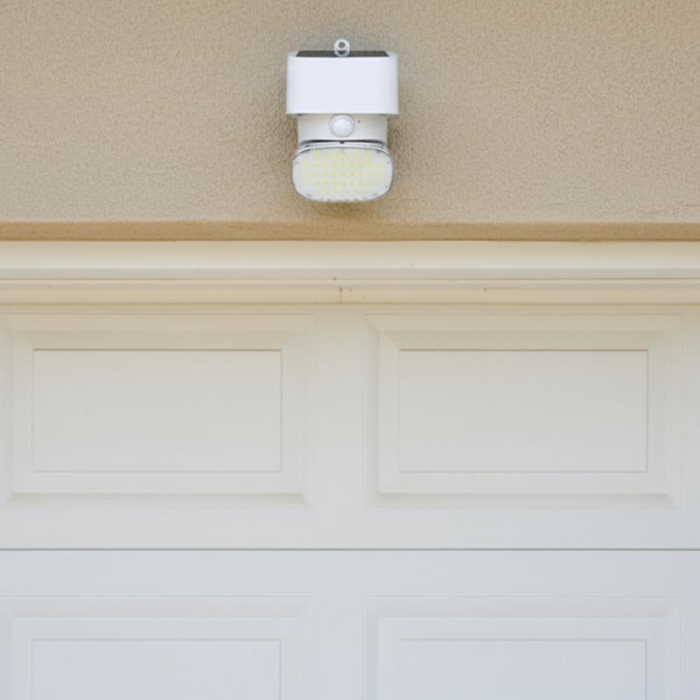 Aluxium SUNSAFE Solar Security Light with Motion Sensor - CCT Adjustable IP44-Aluxium-Ozlighting.com.au