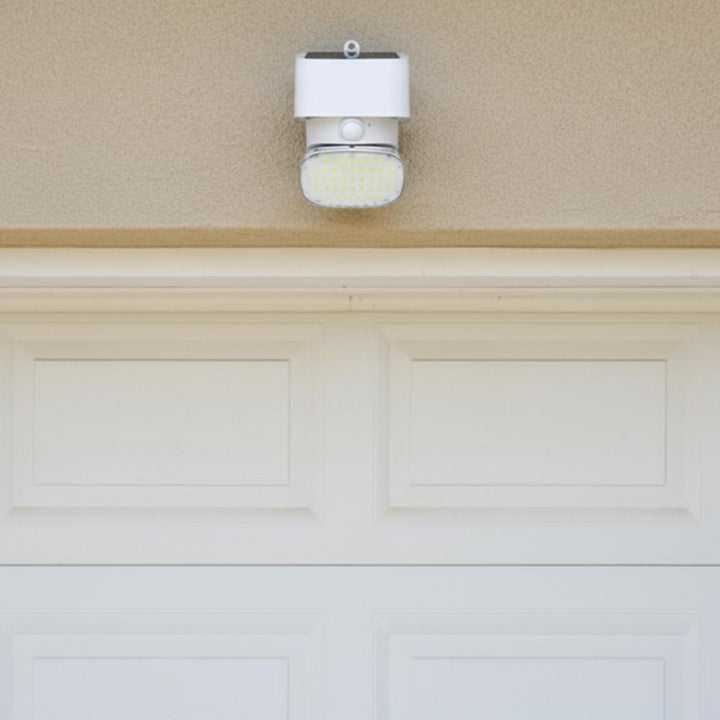Aluxium SUNSAFE Solar Security Light with Motion Sensor - CCT Adjustable IP44-Aluxium-Ozlighting.com.au