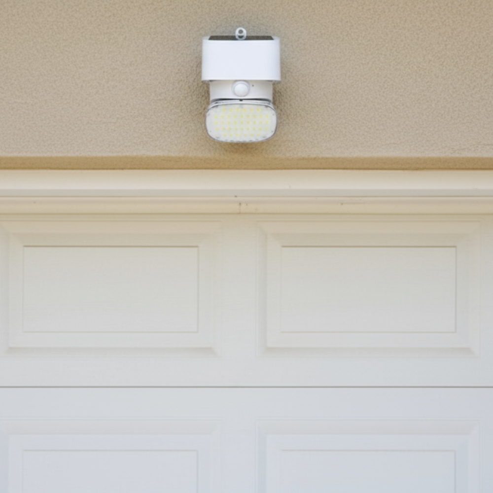 Aluxium SUNSAFE Solar Security Light with Motion Sensor - CCT Adjustable IP44-Aluxium-Ozlighting.com.au