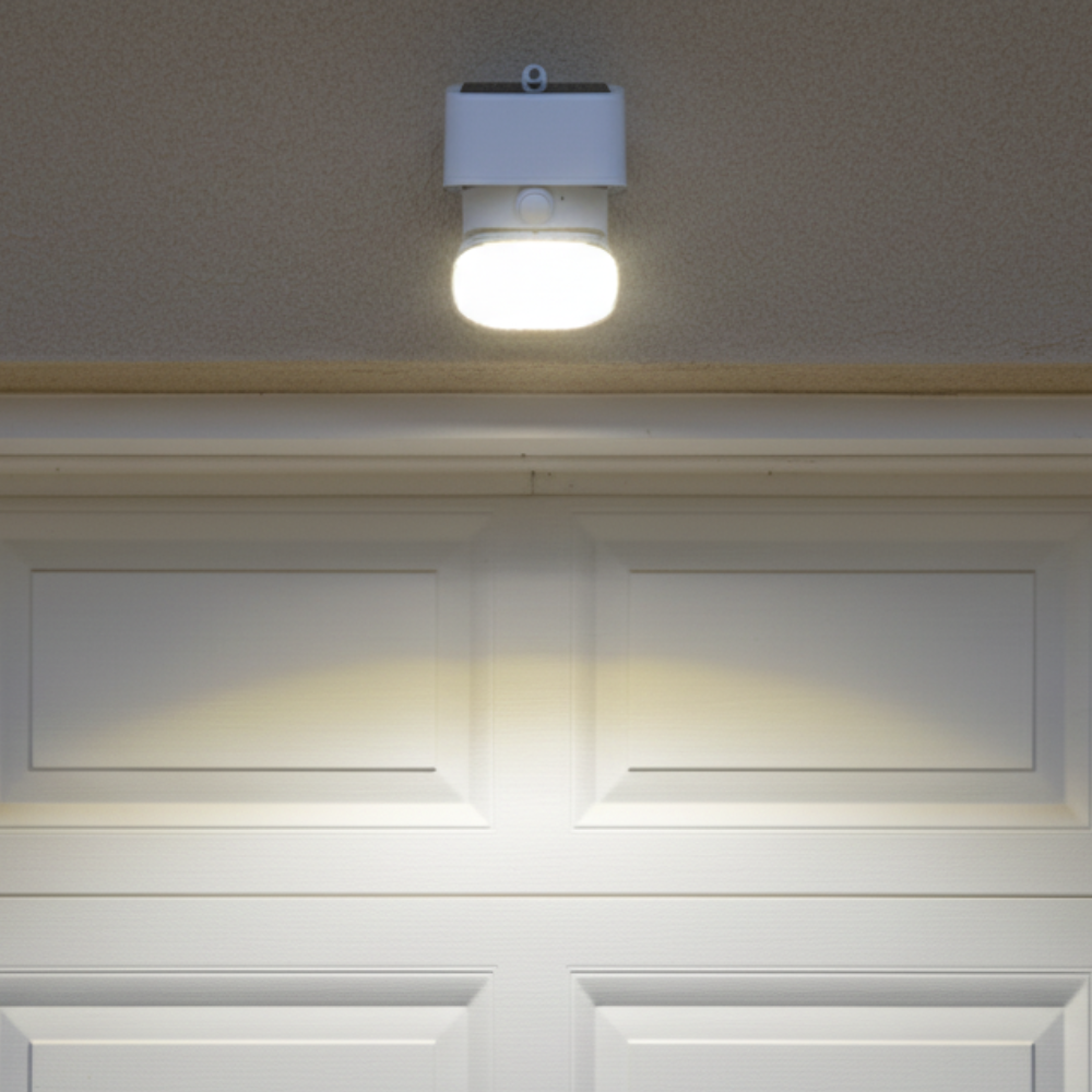 Aluxium SUNSAFE Solar Security Light with Motion Sensor - CCT Adjustable IP44-Aluxium-Ozlighting.com.au