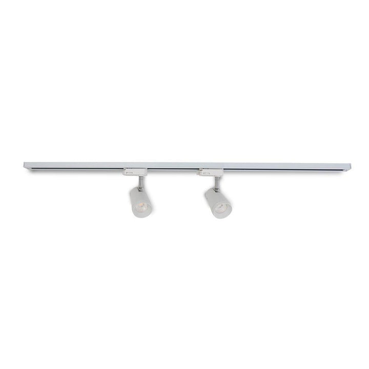 Atom AT1107 - 10W LED Single Circuit Adjustable Dimmable Track Mounted Head Spot Light-Atom Lighting-Ozlighting.com.au