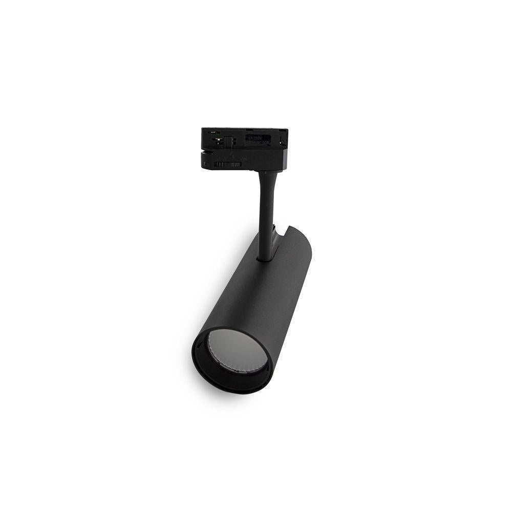 Atom AT1108-12 - 12W LED Single Circuit Adjustable Track Mounted Head Spot Light-Atom Lighting-Ozlighting.com.au