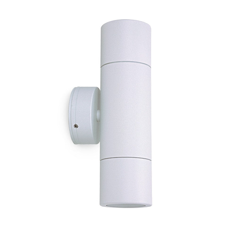 Atom AT5004/WHT/LED Series II Up/Down Wall Light 2 x 6W Tri-Colour - White-Atom Lighting-Ozlighting.com.au
