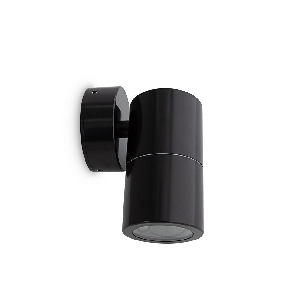 Atom AT5006/AND/BLK/LED Series II Fixed GU10 Wall Spotlight 6W - Black-Atom Lighting-Ozlighting.com.au