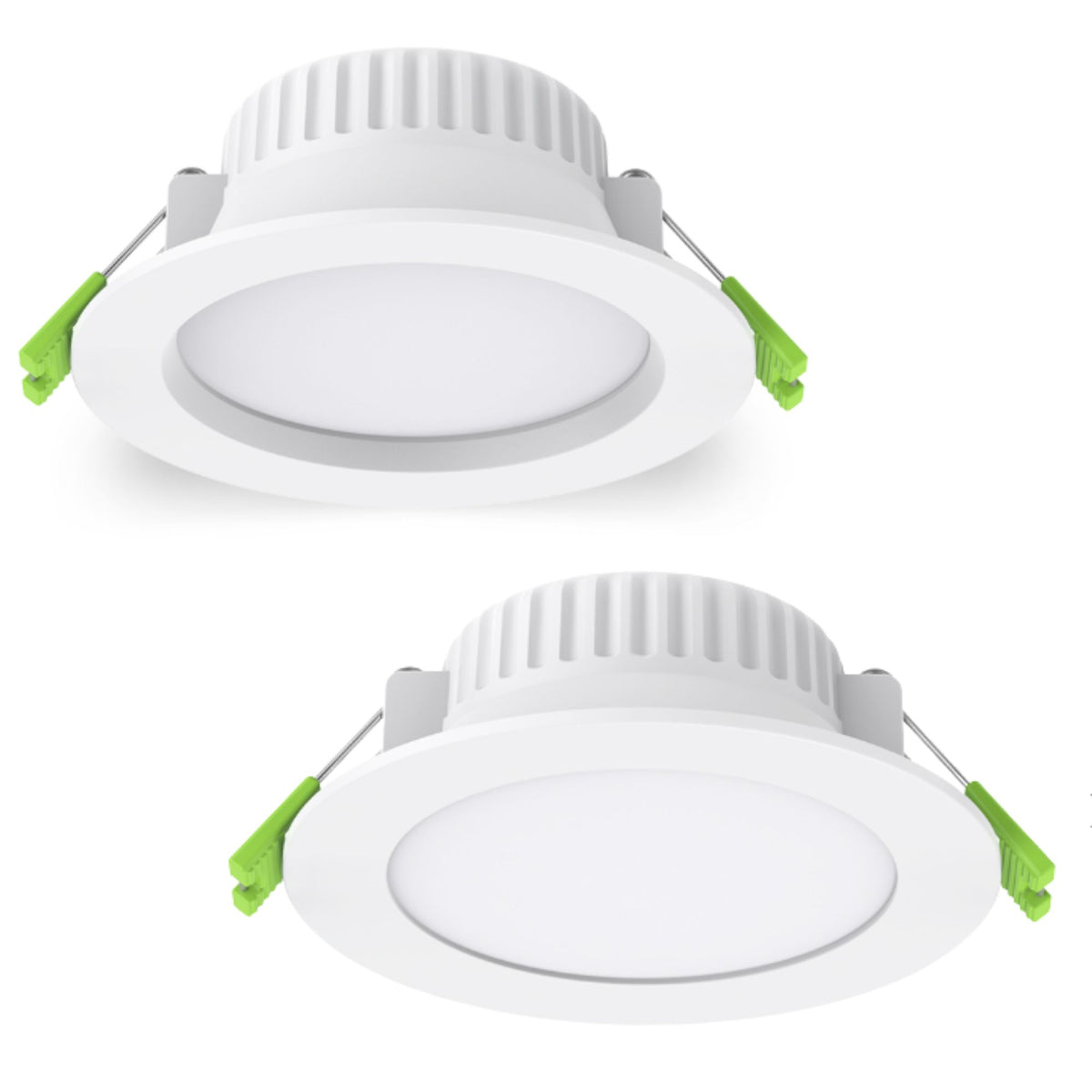 Atom AT9039 LED Downlight - 7W, Tri-Colour, Dimmable, IP54, Round, Deep Face, Flat Face-Atom Lighting-Ozlighting.com.au
