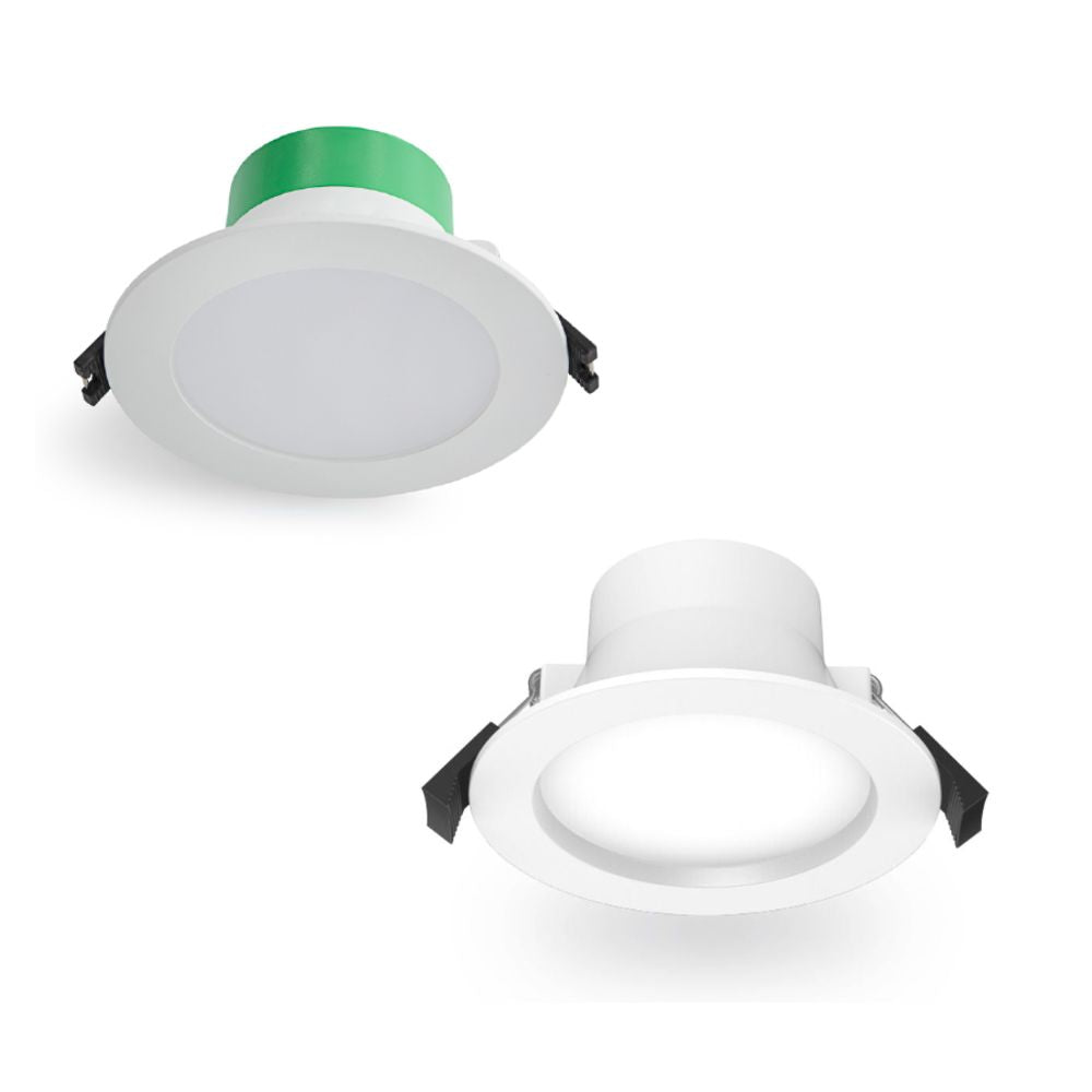 Atom AT9039 LED Downlight - 8W, Tri-Colour, Dimmable, IP44, Round, Deep Face, Flat Face-Atom Lighting-Ozlighting.com.au