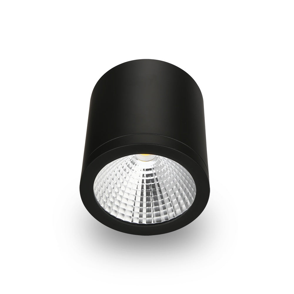 Atom AT9064/BLK/60/CW Surface Downlight 10W 4000K - Black-Atom Lighting-Ozlighting.com.au