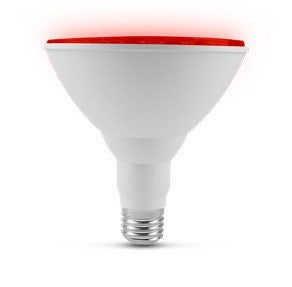 Atom AT9425/ES/RED - 15W PAR38 E27 LED globe red-Atom Lighting-Ozlighting.com.au