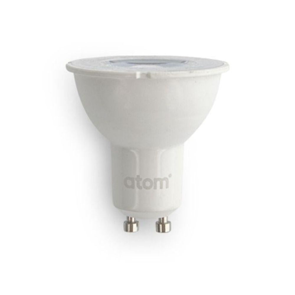 Atom AT9456 - 7W LED 36° Dimmable GU10 Shape PC Globe - 5700K-Atom Lighting-Ozlighting.com.au