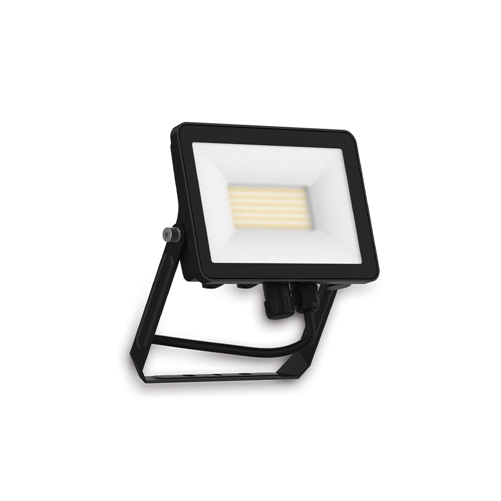Atom AT9819/TRI/30 Series II Floodlight 30W Tri-Colour - Black-Atom Lighting-Ozlighting.com.au