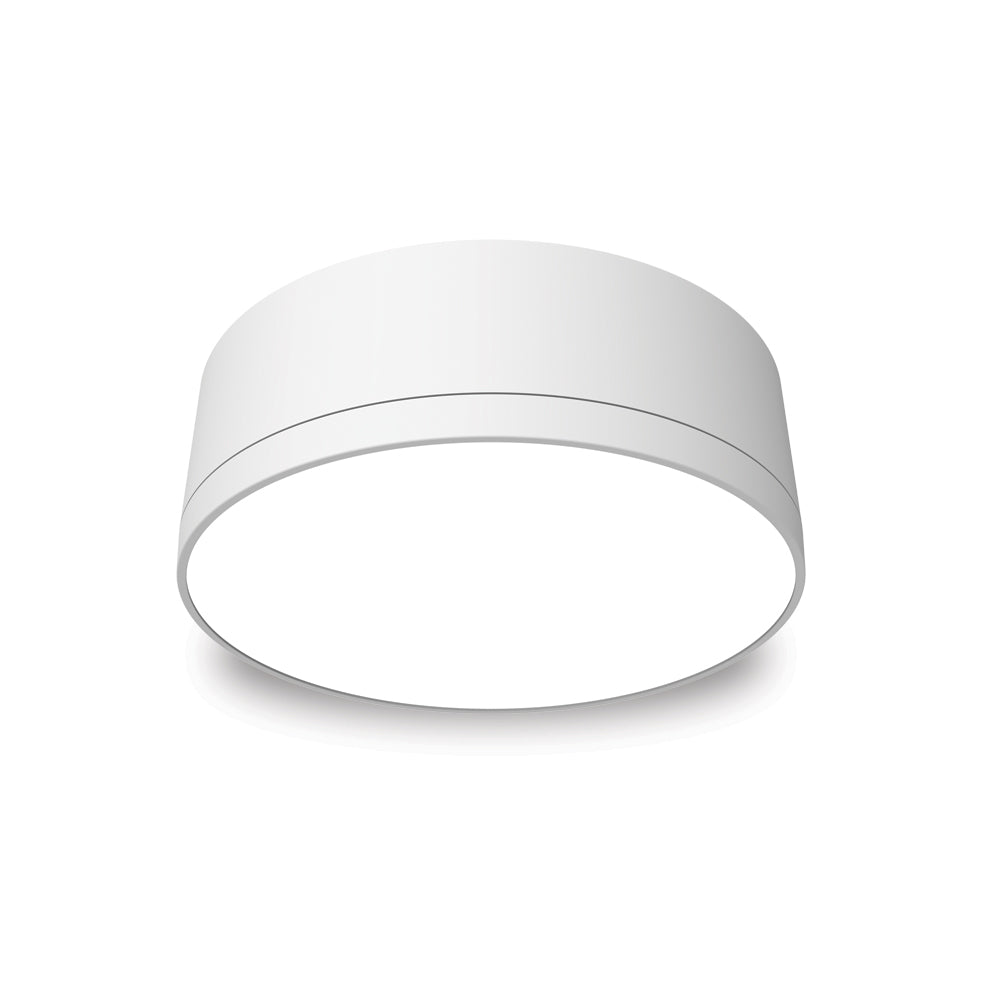 Atom ATRIA Surface Downlight 12W 160mm - White-Atom Lighting-Ozlighting.com.au