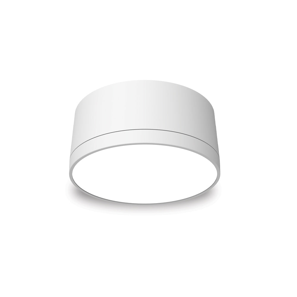 Atom ATRIA Surface Downlight 8W 120mm - White-Atom Lighting-Ozlighting.com.au
