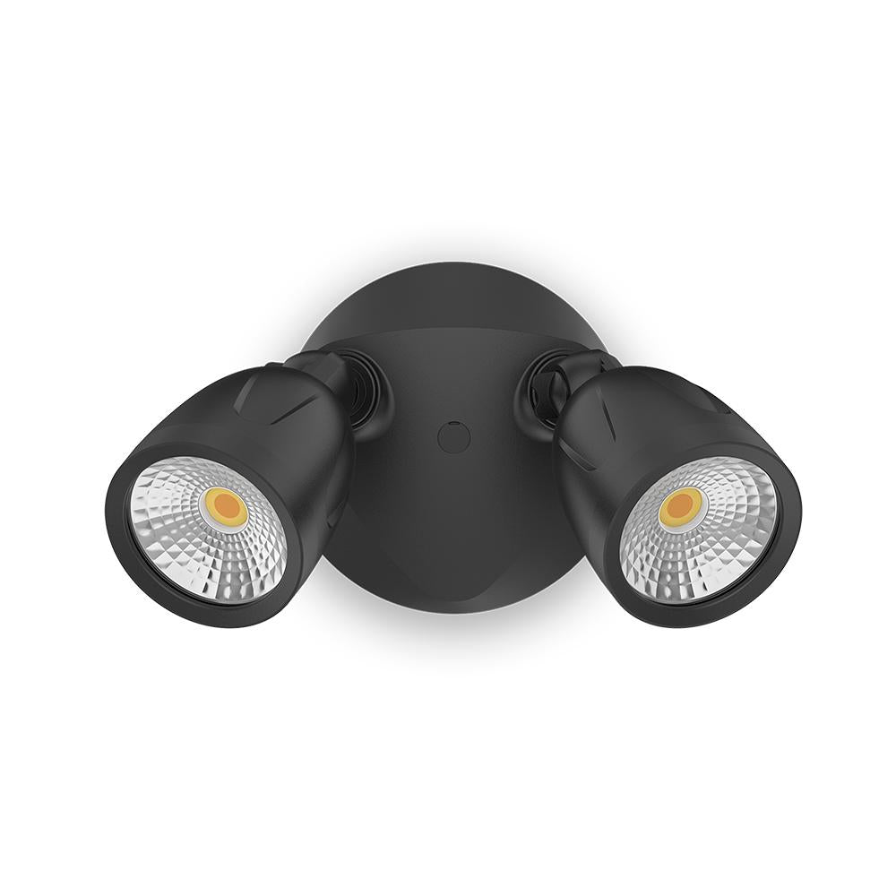 Atom HAWK Twin LED Security Spotlight 18W-Atom Lighting-Ozlighting.com.au