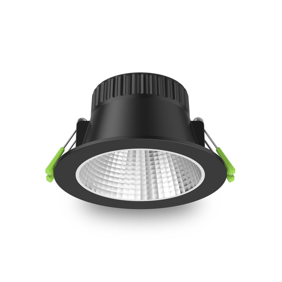 Atom HELIOS Low Glare Downlight 7W 90mm Cutout - Black-Atom Lighting-Ozlighting.com.au