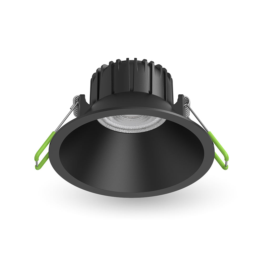 Atom LUMARA COB Downlight 12W 90mm Cutout - Black-Atom Lighting-Ozlighting.com.au