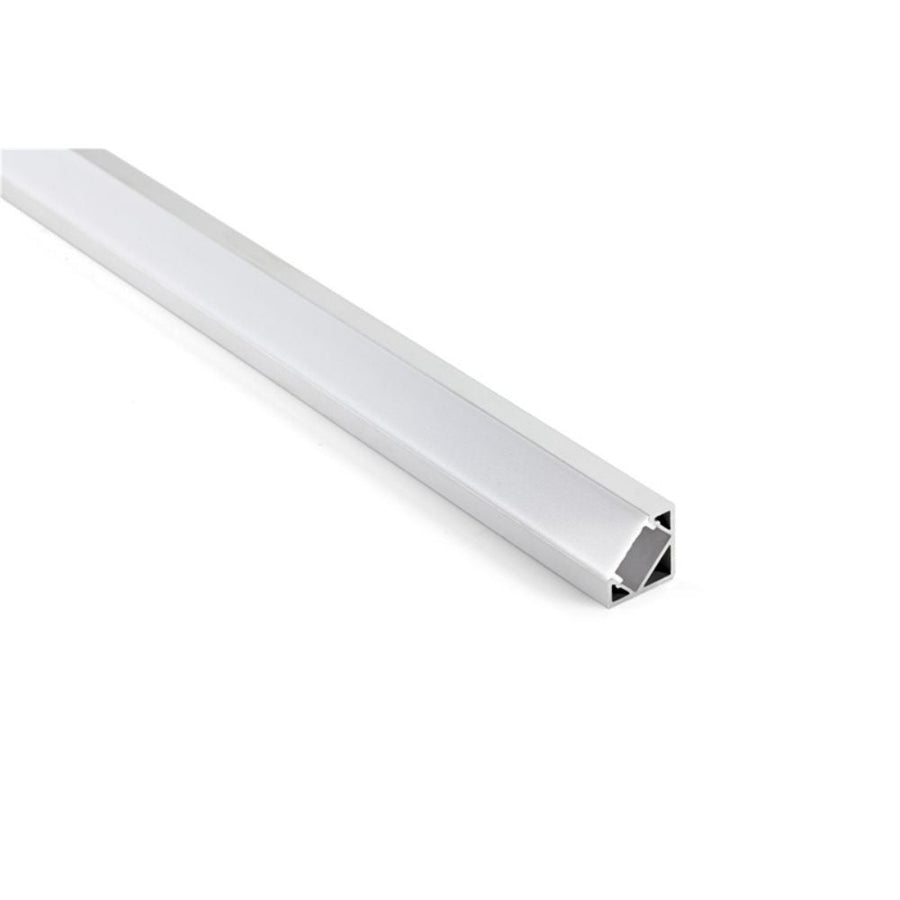 Azoogi ANODISED - Aluminium Corner Profile 18.4 mm - Flat Diffuser-Azoogi-Ozlighting.com.au