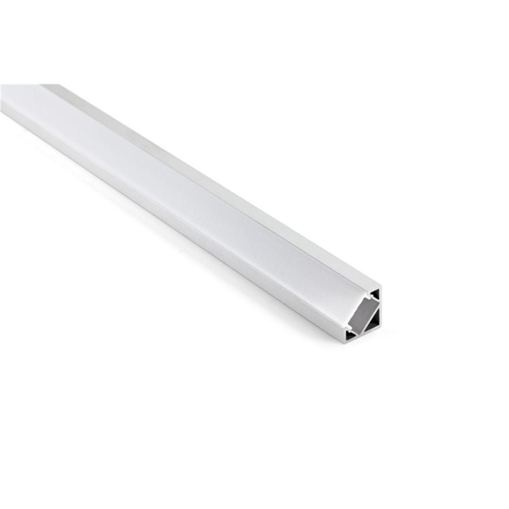 Azoogi ANODISED Aluminium Corner Profile - Flat Diffuser - 18.4mm-Azoogi-Ozlighting.com.au
