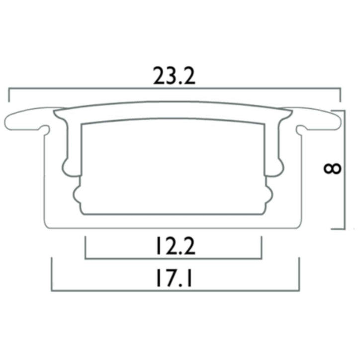 Azoogi ANODISED - Aluminium Pro Recessed-Azoogi-Ozlighting.com.au