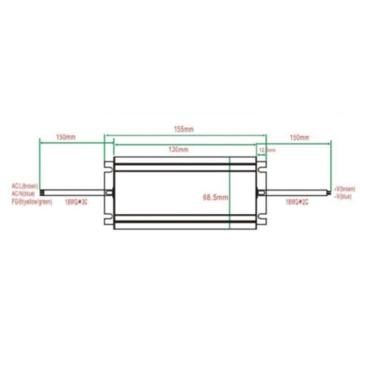 Azoogi - Non-dimmable Waterproof Driver-Azoogi-Ozlighting.com.au