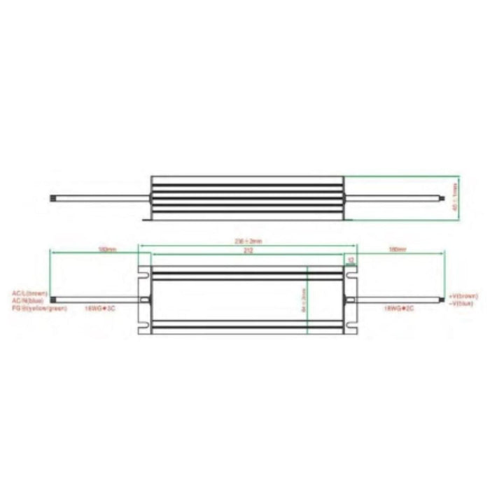 Azoogi - Non-dimmable Waterproof Driver-Azoogi-Ozlighting.com.au