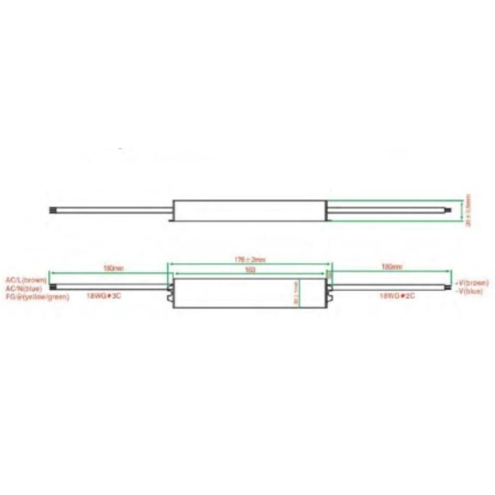 Azoogi - Non-dimmable Waterproof Driver-Azoogi-Ozlighting.com.au