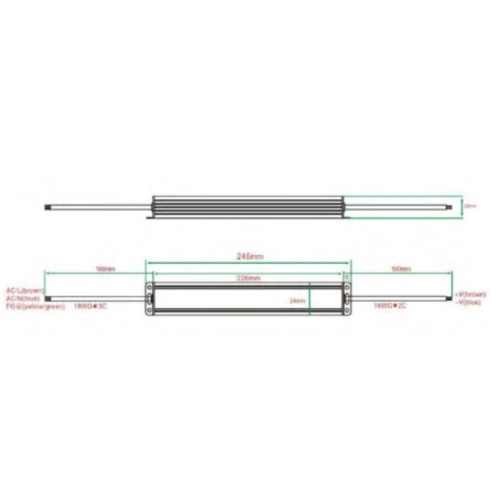 Azoogi - Non-dimmable Waterproof Driver-Azoogi-Ozlighting.com.au
