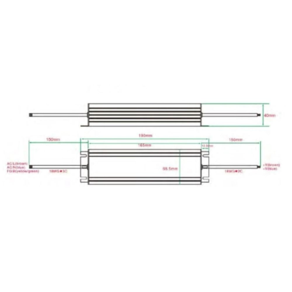 Azoogi - Non-dimmable Waterproof Driver-Azoogi-Ozlighting.com.au