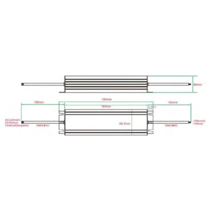 Azoogi - Non-dimmable Waterproof Driver-Azoogi-Ozlighting.com.au
