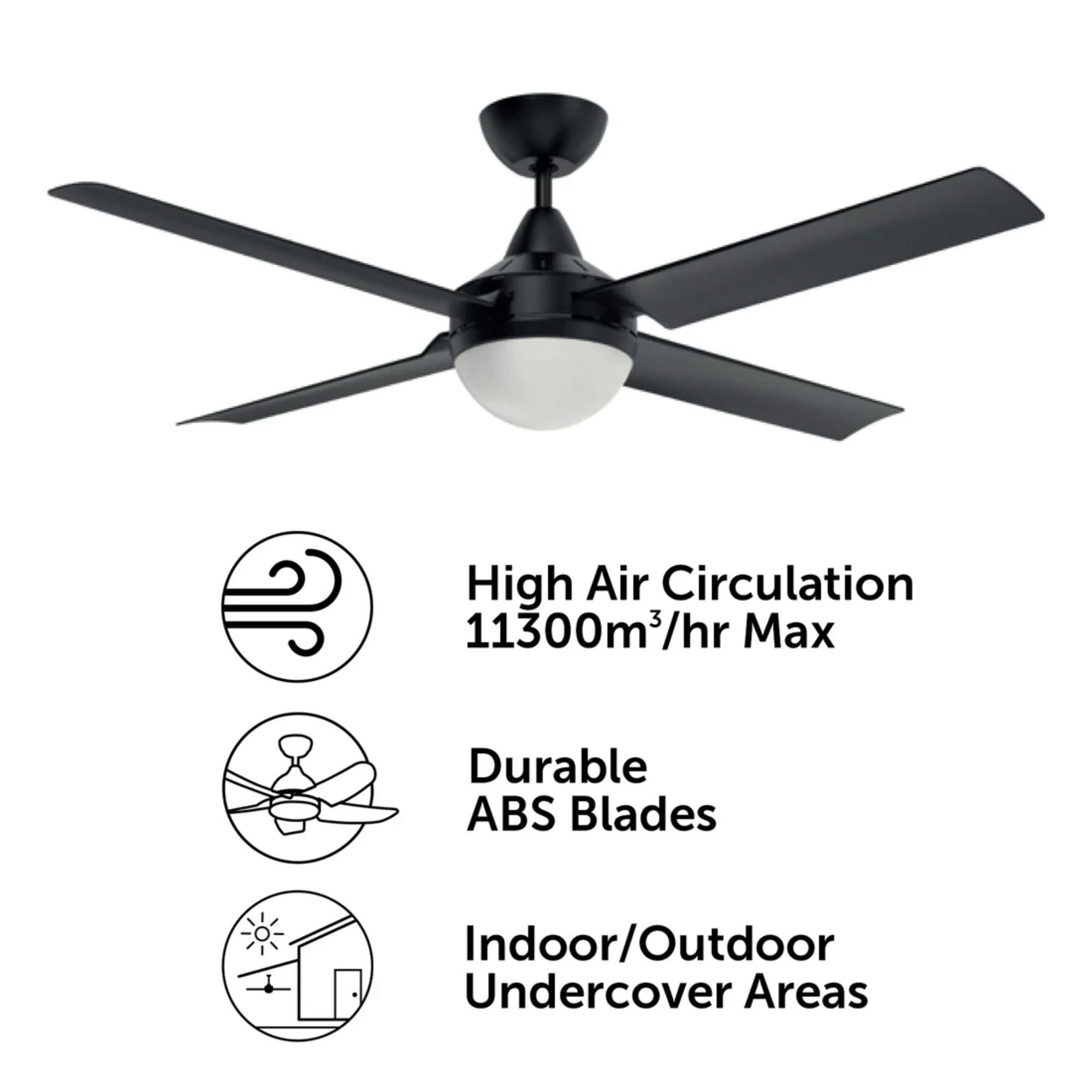 Brilliant CAIRNS - 52" DC Ceiling Fan with Light-Brilliant Lighting-Ozlighting.com.au