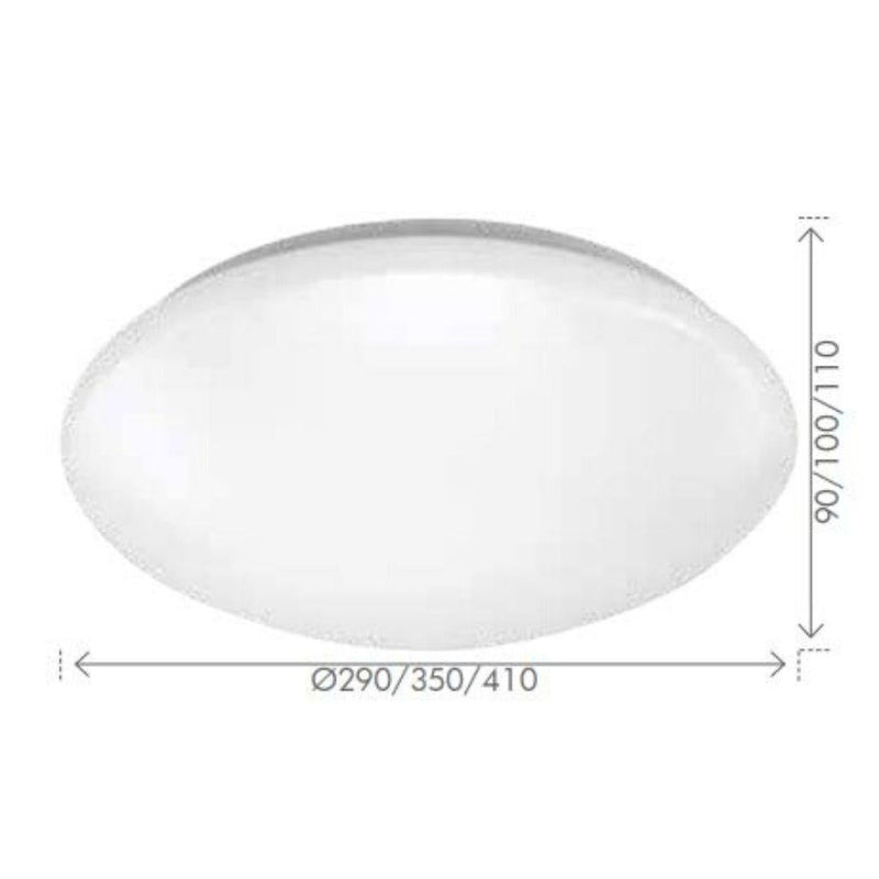 Brilliant CORDIA - 12W/24W LED Non-Dimmable Round Ceiling Oyster Light 3000K-Brilliant Lighting-Ozlighting.com.au