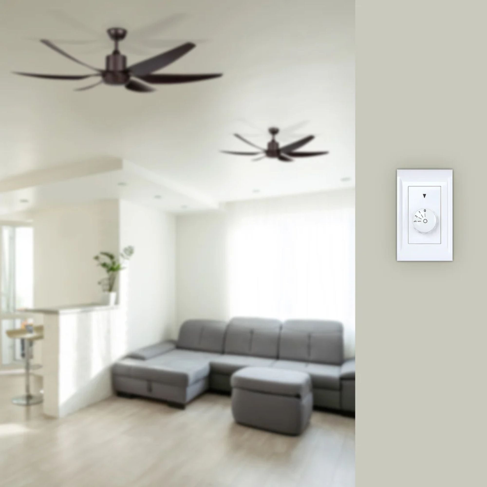Brilliant - Multi-Fan Wall Controller-Brilliant Lighting-Ozlighting.com.au