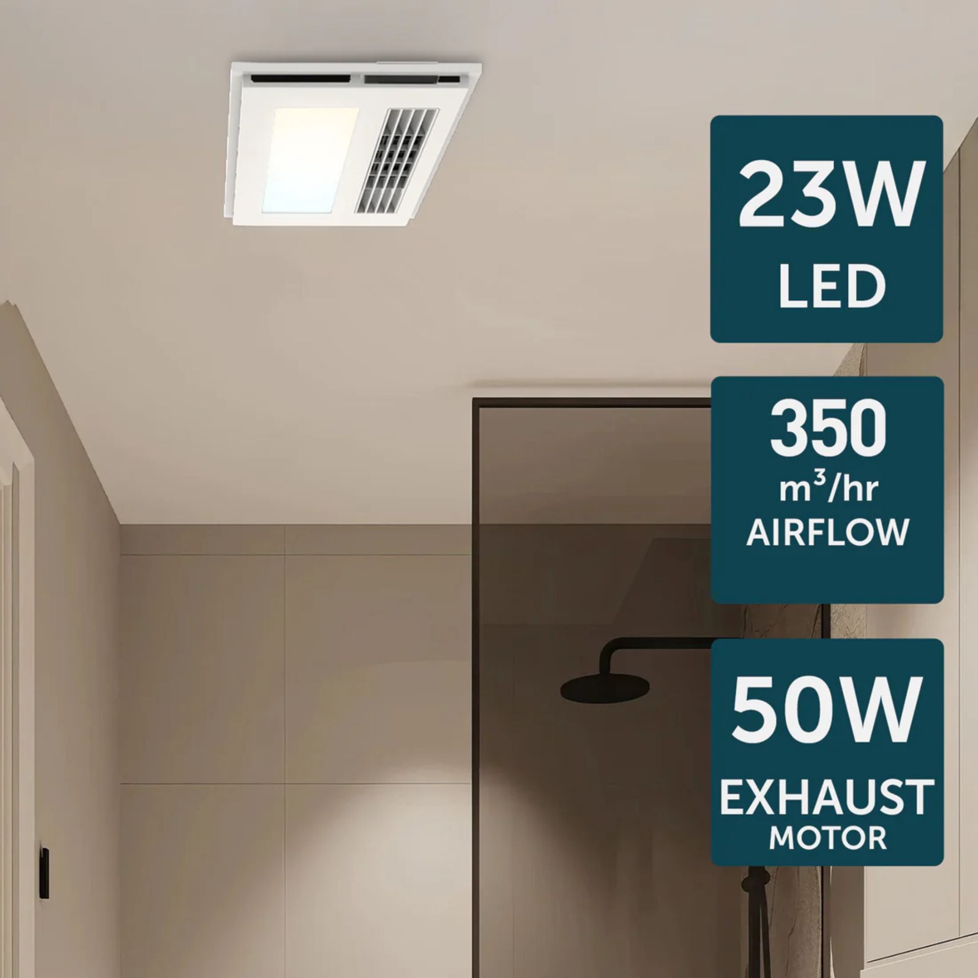 Brilliant NEVADA - 4-In-1 Bathroom Heater-Brilliant Lighting-Ozlighting.com.au
