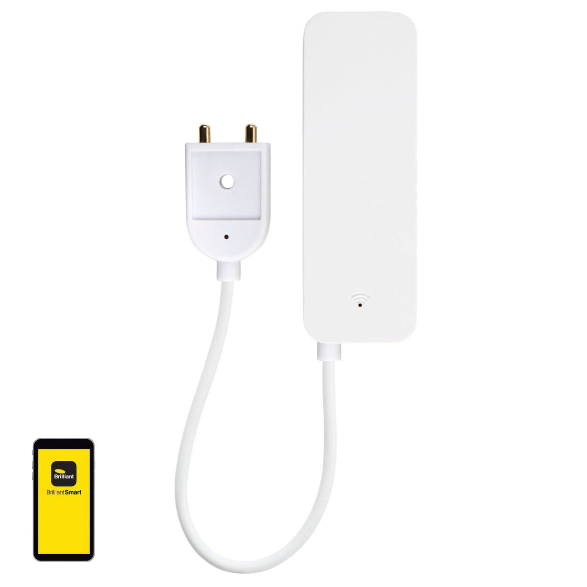 Brilliant Smart Wi-Fi Water Leak Detector - White-Brilliant Lighting-Ozlighting.com.au