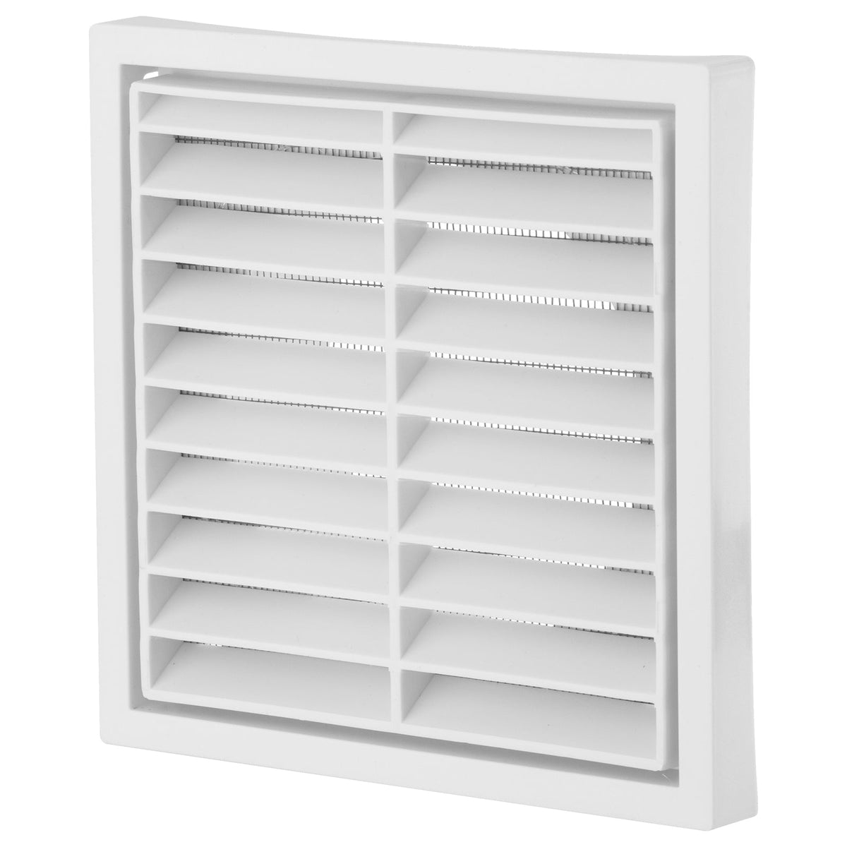 Brilliant Square Outdoor Vent Grille 100mm - White-Brilliant Lighting-Ozlighting.com.au