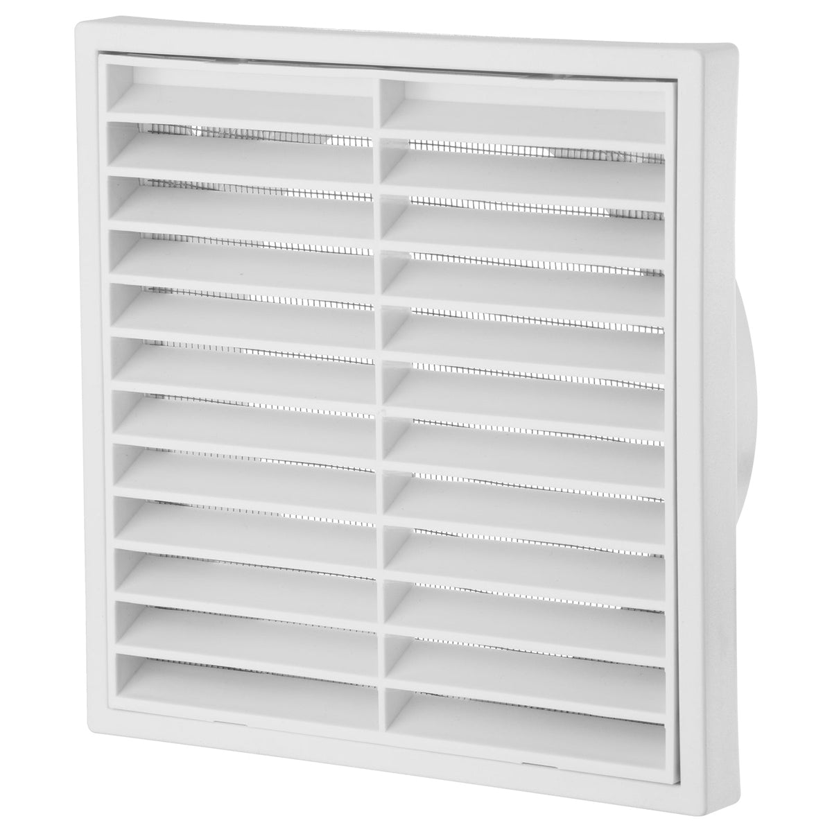 Brilliant Square Outdoor Vent Grille 125mm - White-Brilliant Lighting-Ozlighting.com.au