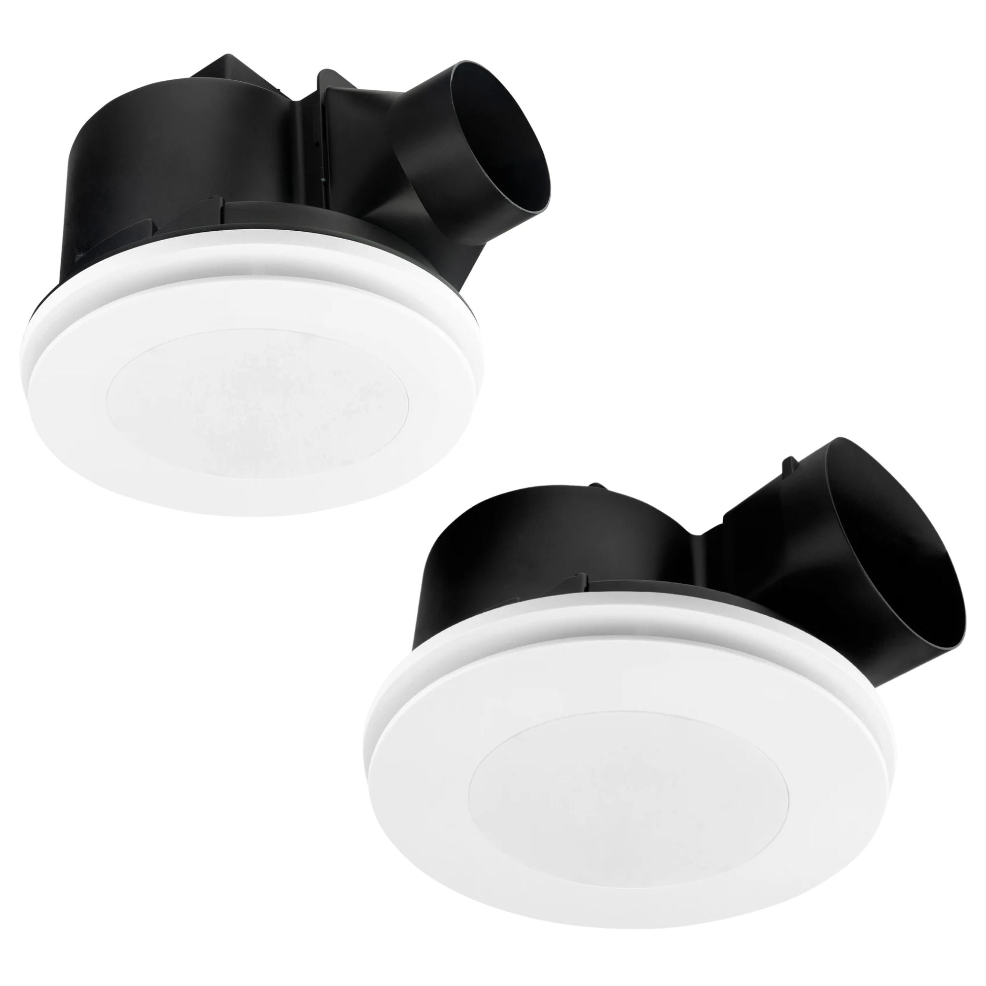 Brilliant TALON - White Promax Round Exhaust Fan with Light-Brilliant Lighting-Ozlighting.com.au