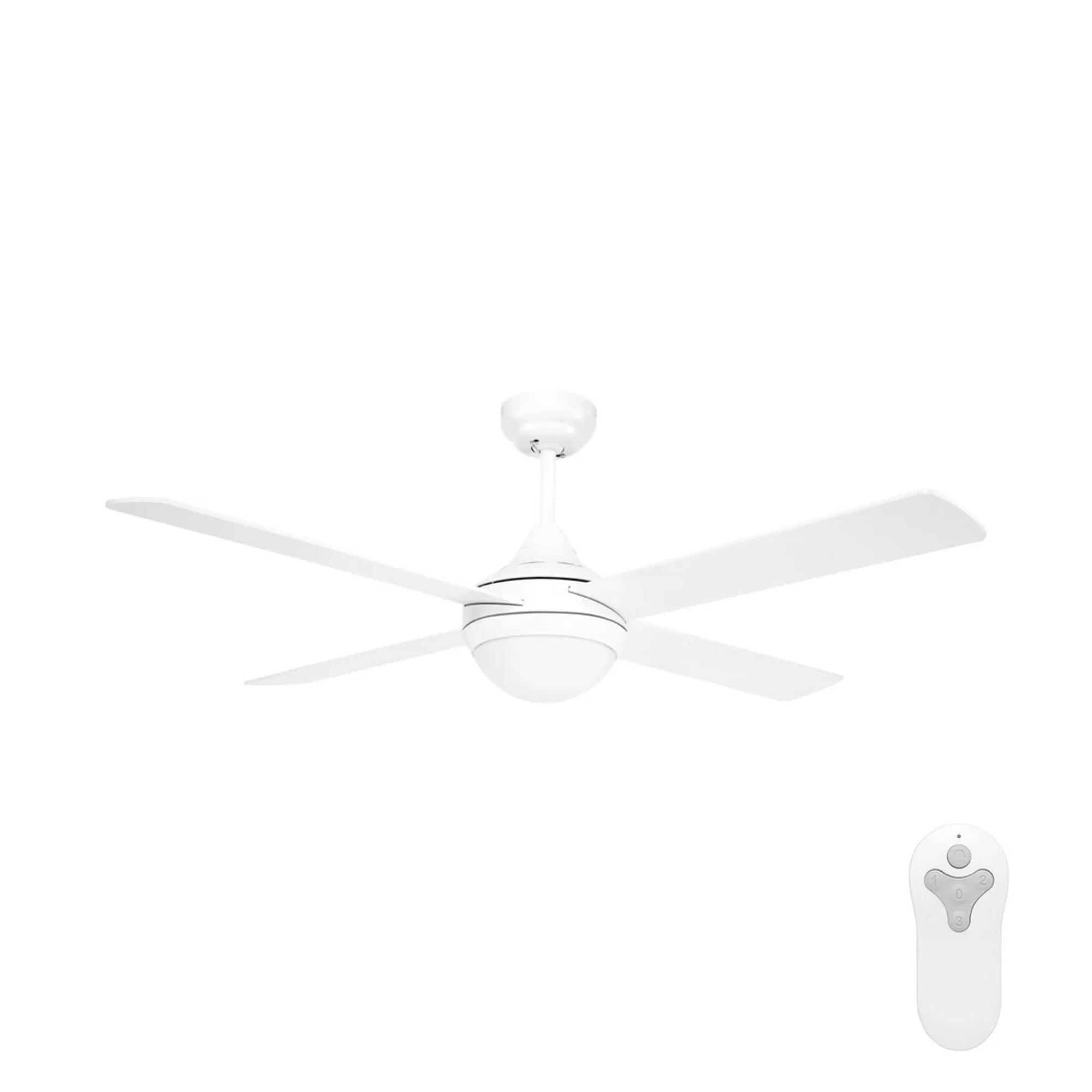 Brilliant TEMPO PLUS - 48" AC Ceiling Fan with LED Light and Remote-Brilliant Lighting-Ozlighting.com.au