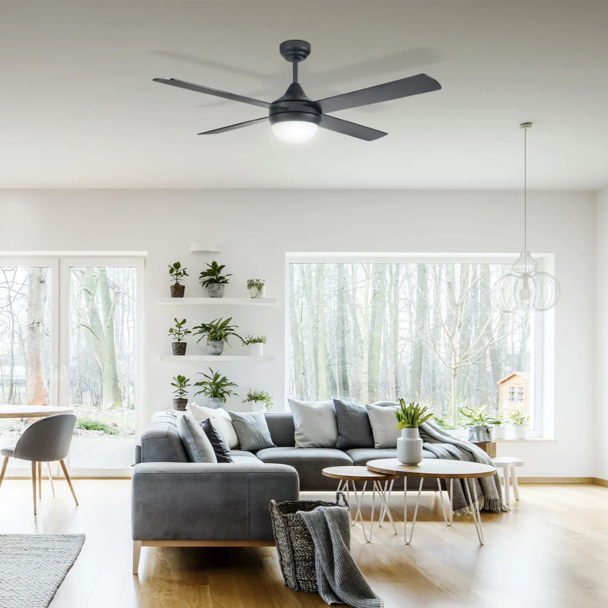 Brilliant Tempo Plus - 52" AC Ceiling Fan with LED Light-Brilliant Lighting-Ozlighting.com.au