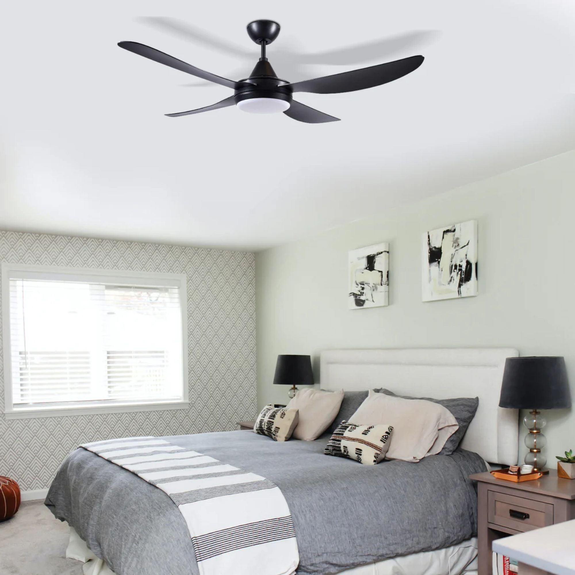 Brilliant Vector-III - 56 AC Ceiling Fan with CCT LED Light-Brilliant Lighting-Ozlighting.com.au