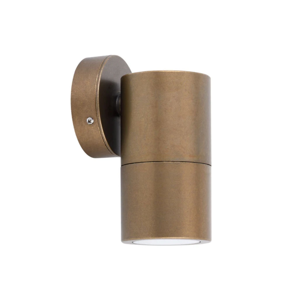 CLA - 35W Aged Brass Exterior Wall Pillar Spot Light-CLA Lighting-Ozlighting.com.au