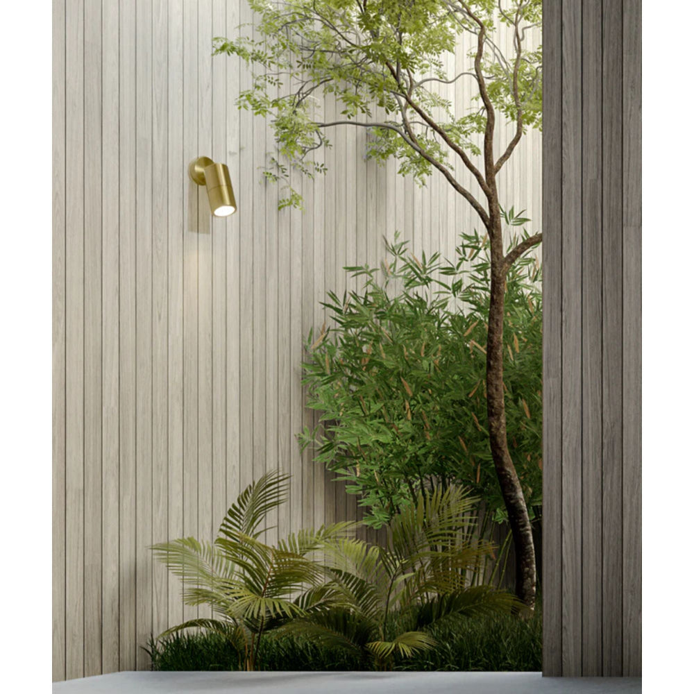 CLA - 35W Polished Brass Exterior Wall Pillar Spot Light-CLA Lighting-Ozlighting.com.au