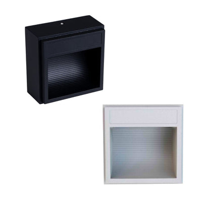 CLA 4136C/4186C - 2.4W LED Exterior Square Surface Mount Step Light IP65 - 5000K-CLA Lighting-Ozlighting.com.au