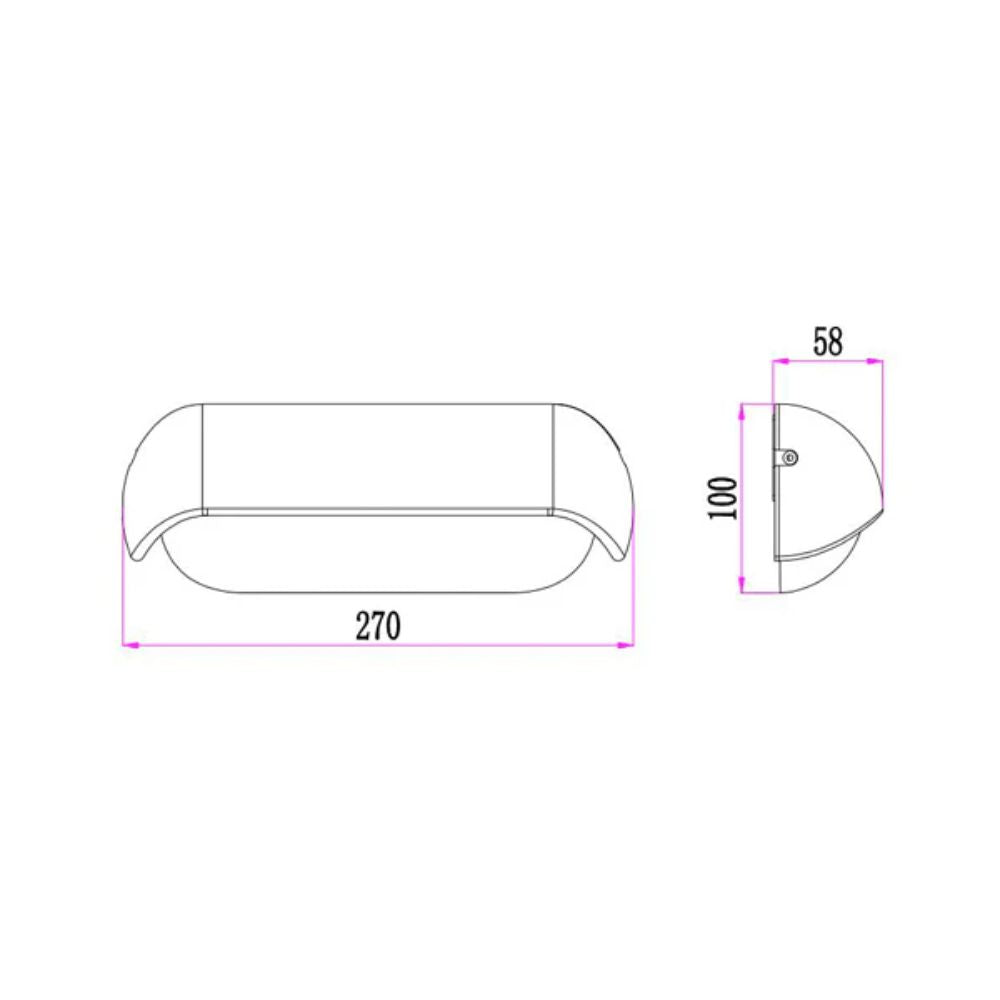 CLA AKENTRI - 13W LED Mounted Eyelid Wall Lights-CLA Lighting-Ozlighting.com.au