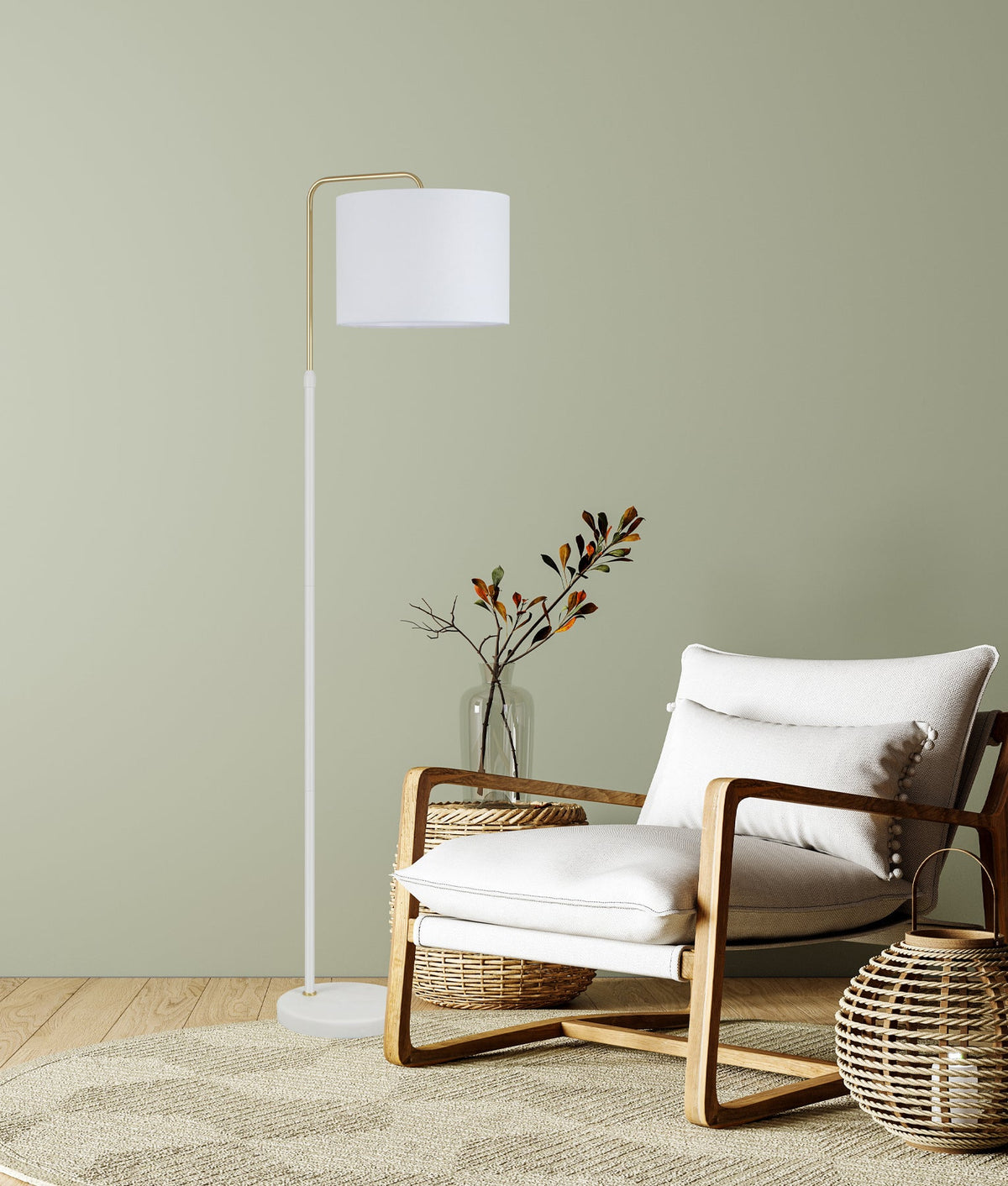 CLA ARRIBA Floor Lamp - Marble, Adjustable-CLA Lighting-Ozlighting.com.au